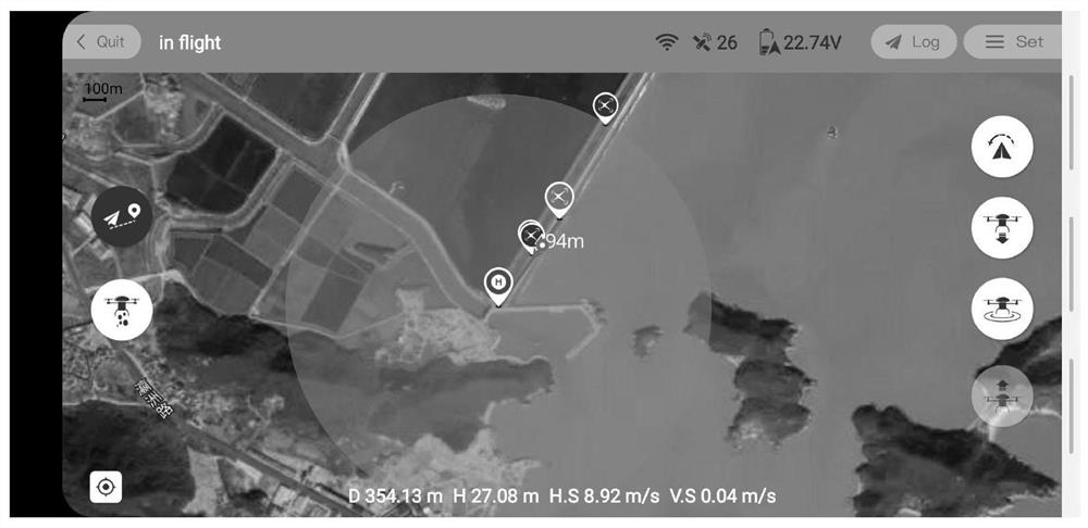 Unmanned aerial vehicle flight safety control method based on geofence