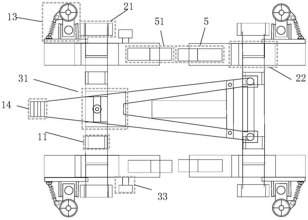 A kind of track maintenance equipment based on suspended maglev rail transit system