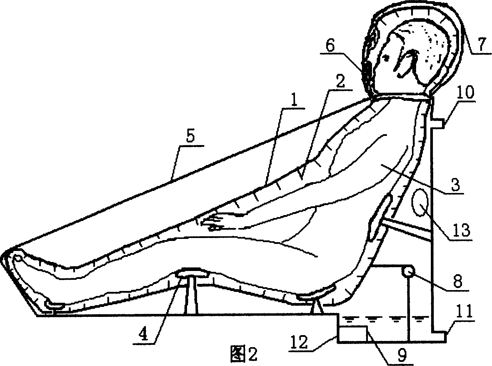 Health-care bathing method, and bathtub therewith