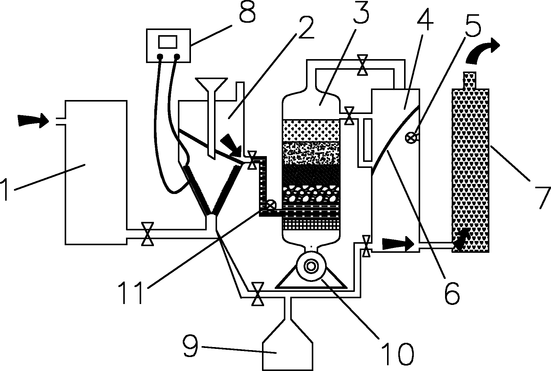 Device and method for processing restaurant wastewater