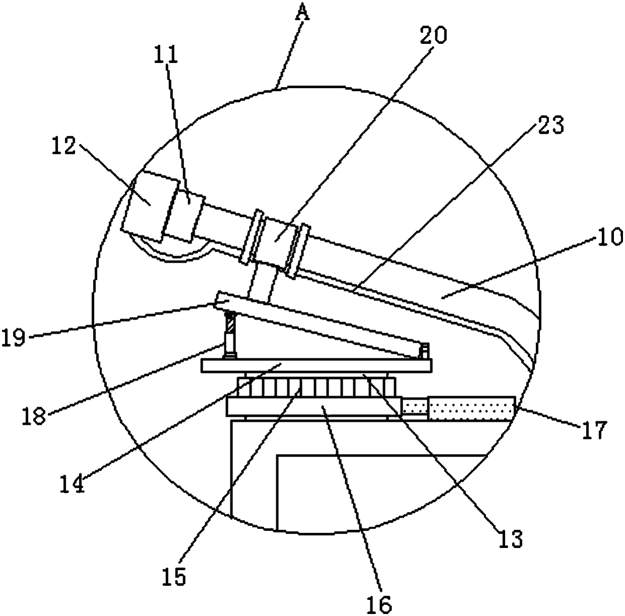 Environment-friendly agricultural spaying device