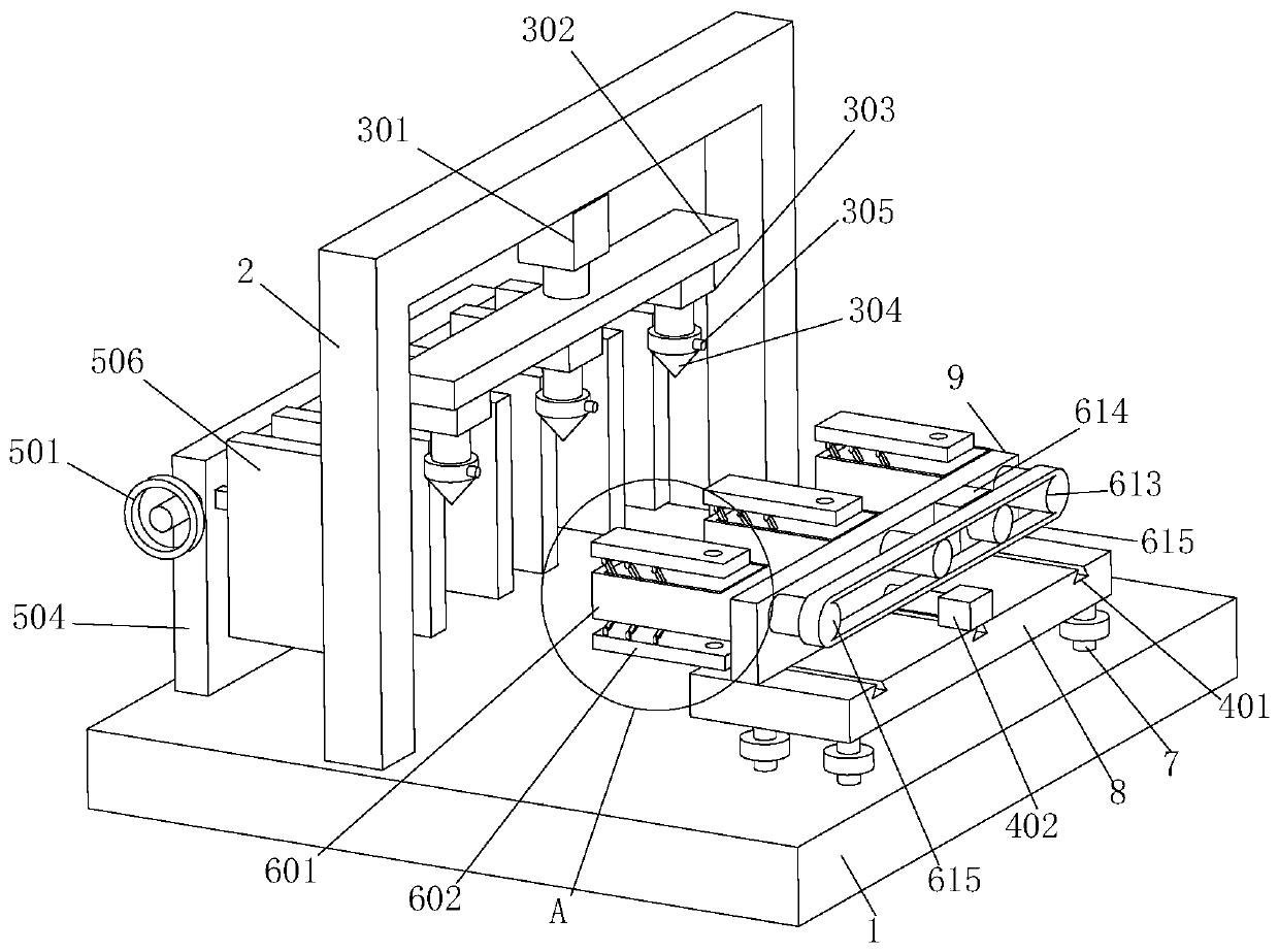 Production and processing equipment for manufacturing U-shaped hanging ring of electric power fitting