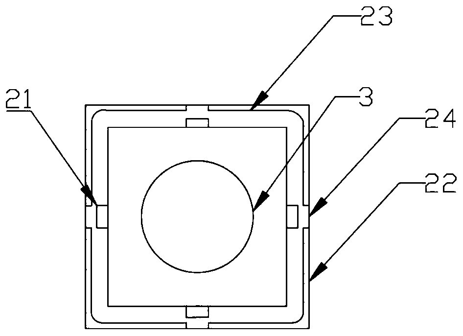 Liquid hazardous chemical substance leakage bridge deck sensing detection early-warning device