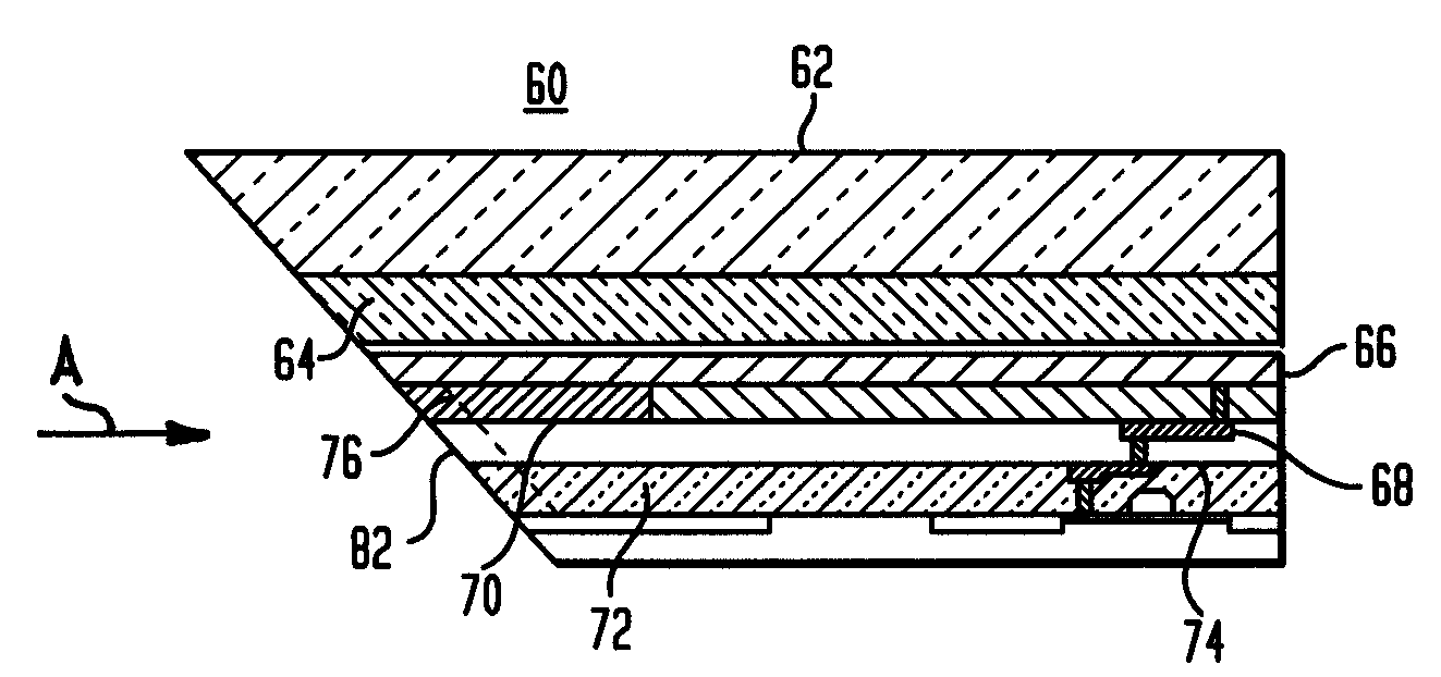 High surface area aluminum bond pad for through-wafer connections to an electronic package