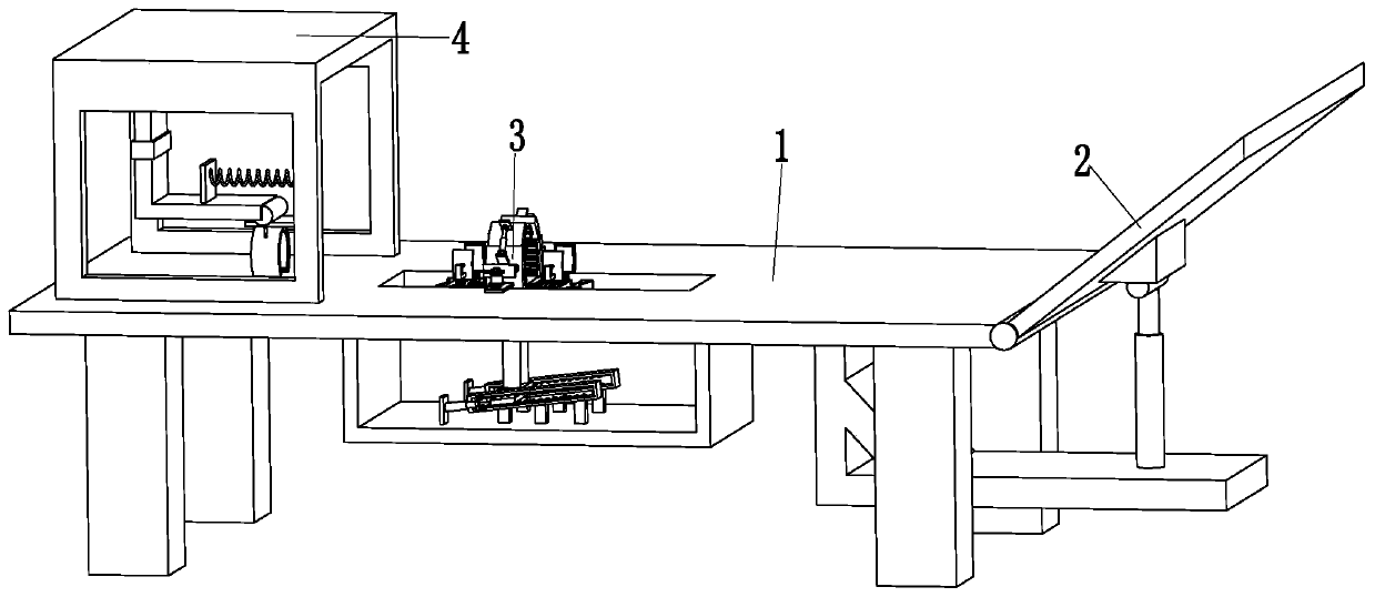 A knee osteoarthritis rehabilitation bed