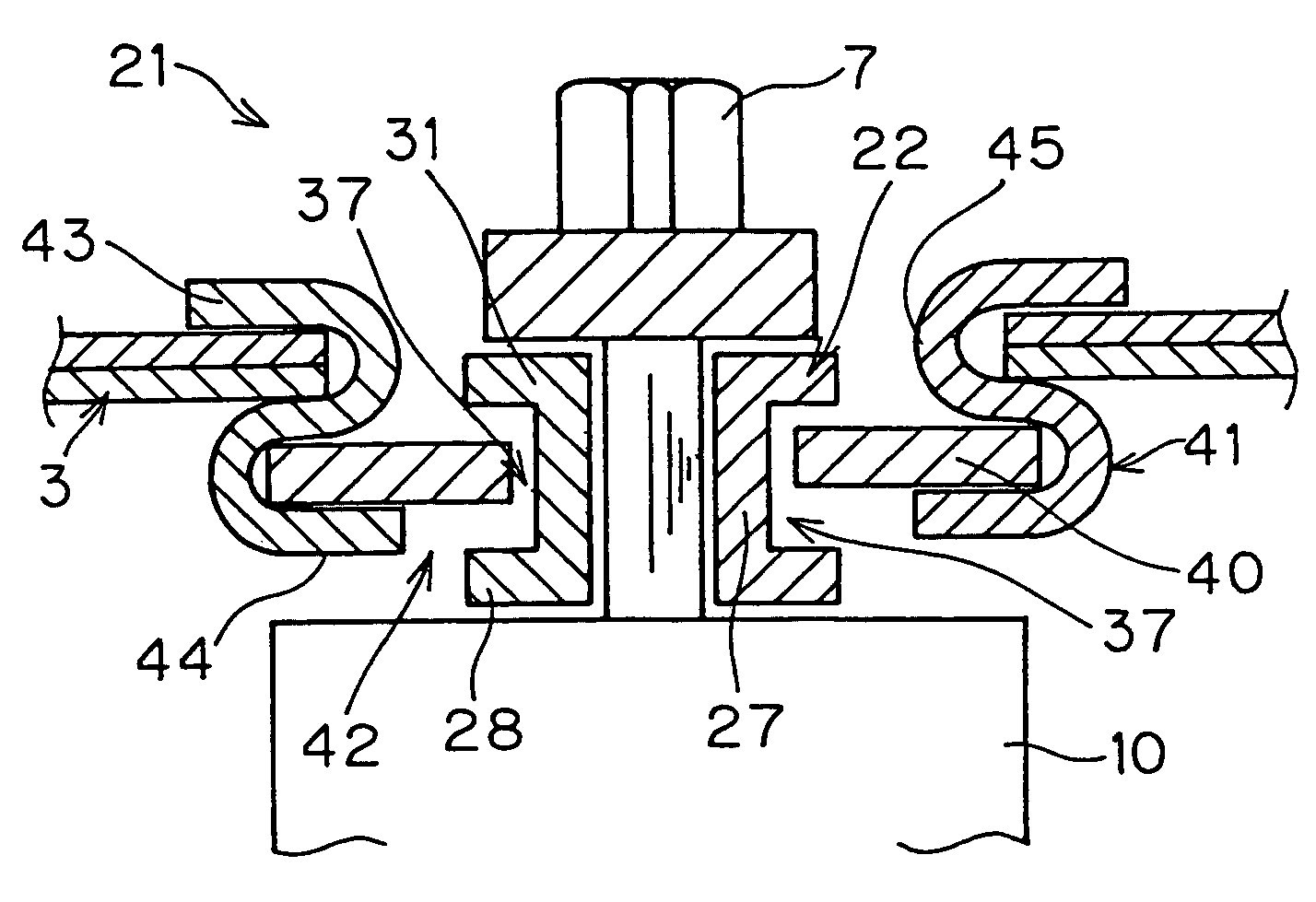 Vibration damping mount and metal heat shield