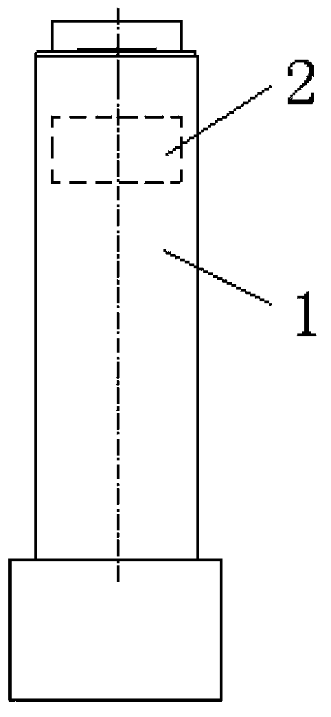 Double-rectangular column type pier of high speed railway