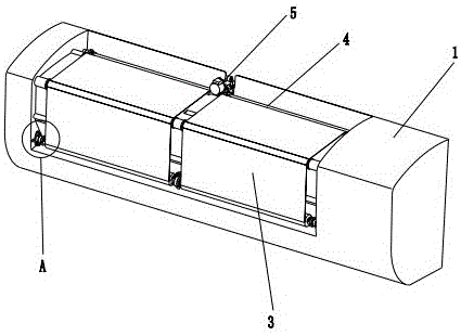 Automatic screen-retracting device of air conditioner