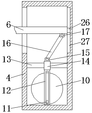 Space adjustable crop laying device