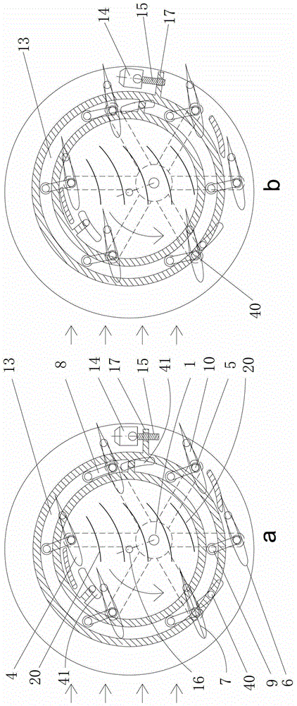 Sustainably maintain the effective angle of attack blade vertical axis wind turbine