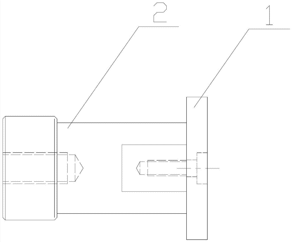 A concentric boring positioning mechanism