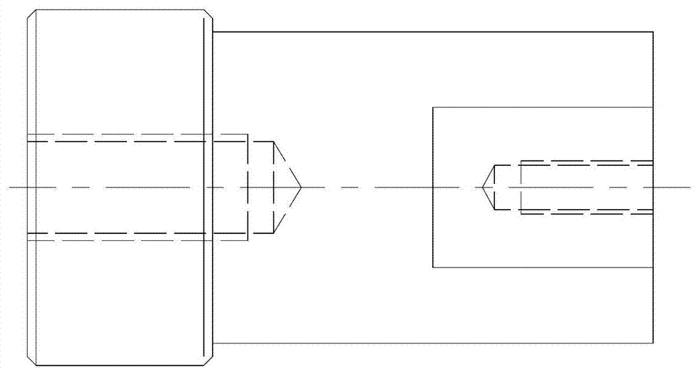 A concentric boring positioning mechanism