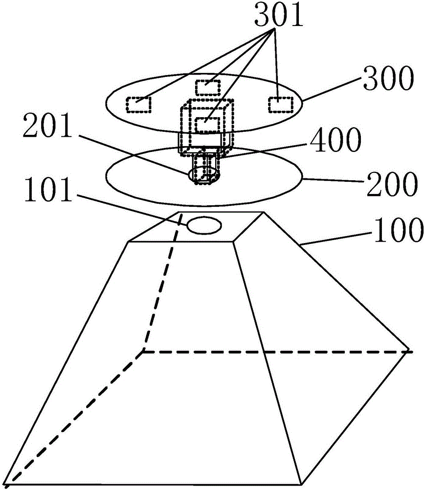 Invisible information collection lighting device