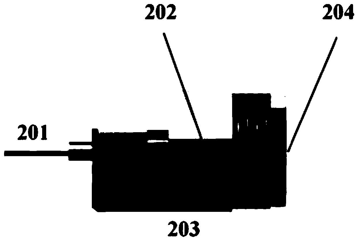 A cantilever beam and photoacoustic cell double resonance enhanced photoacoustic spectroscopy detection system and method