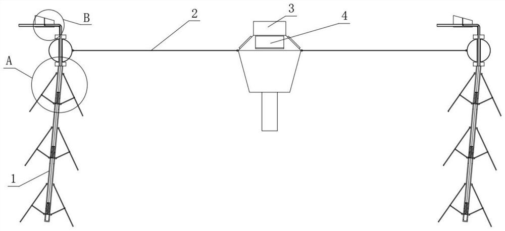 Buoy device applied to water conservancy monitoring and using method thereof