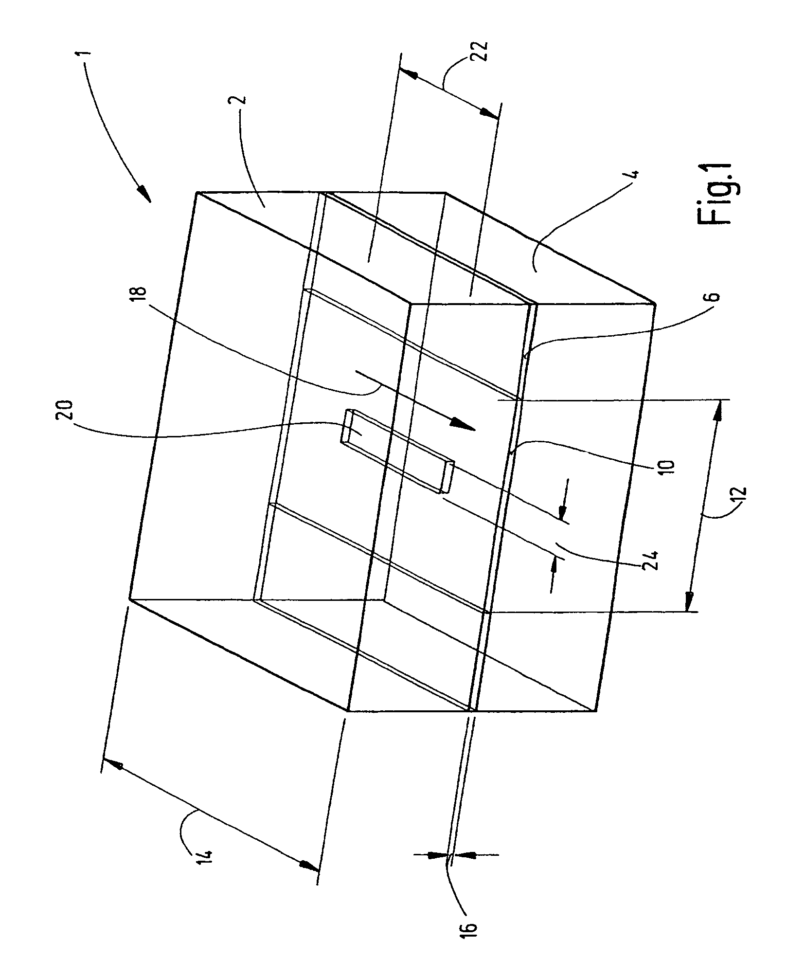 Measuring cell for the infrared analysis of fluids, measuring system having such a measuring cell, and method for producing such a measuring cell