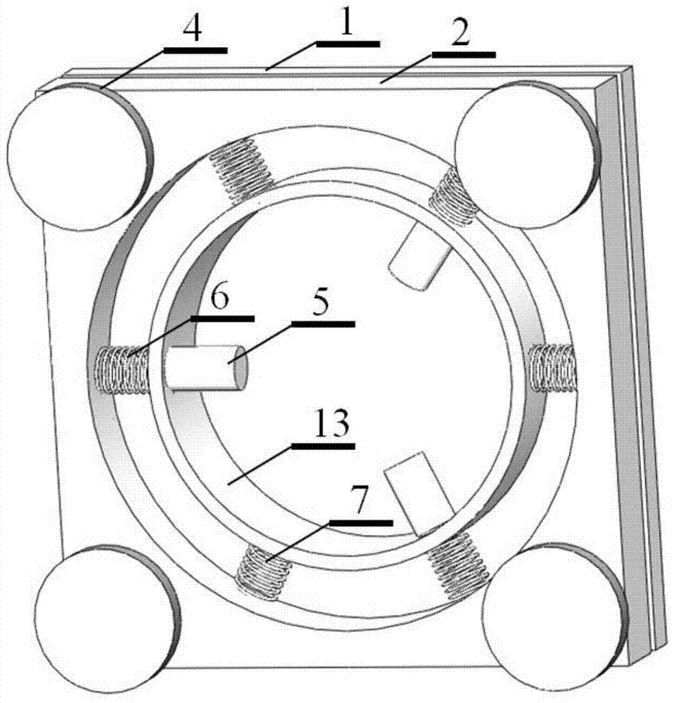 A damper platform for vibration reduction by utilizing the mass of furniture and household appliances