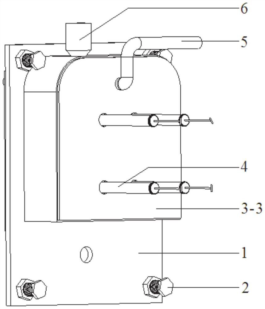 Repair device and repair method for concrete drilling coring