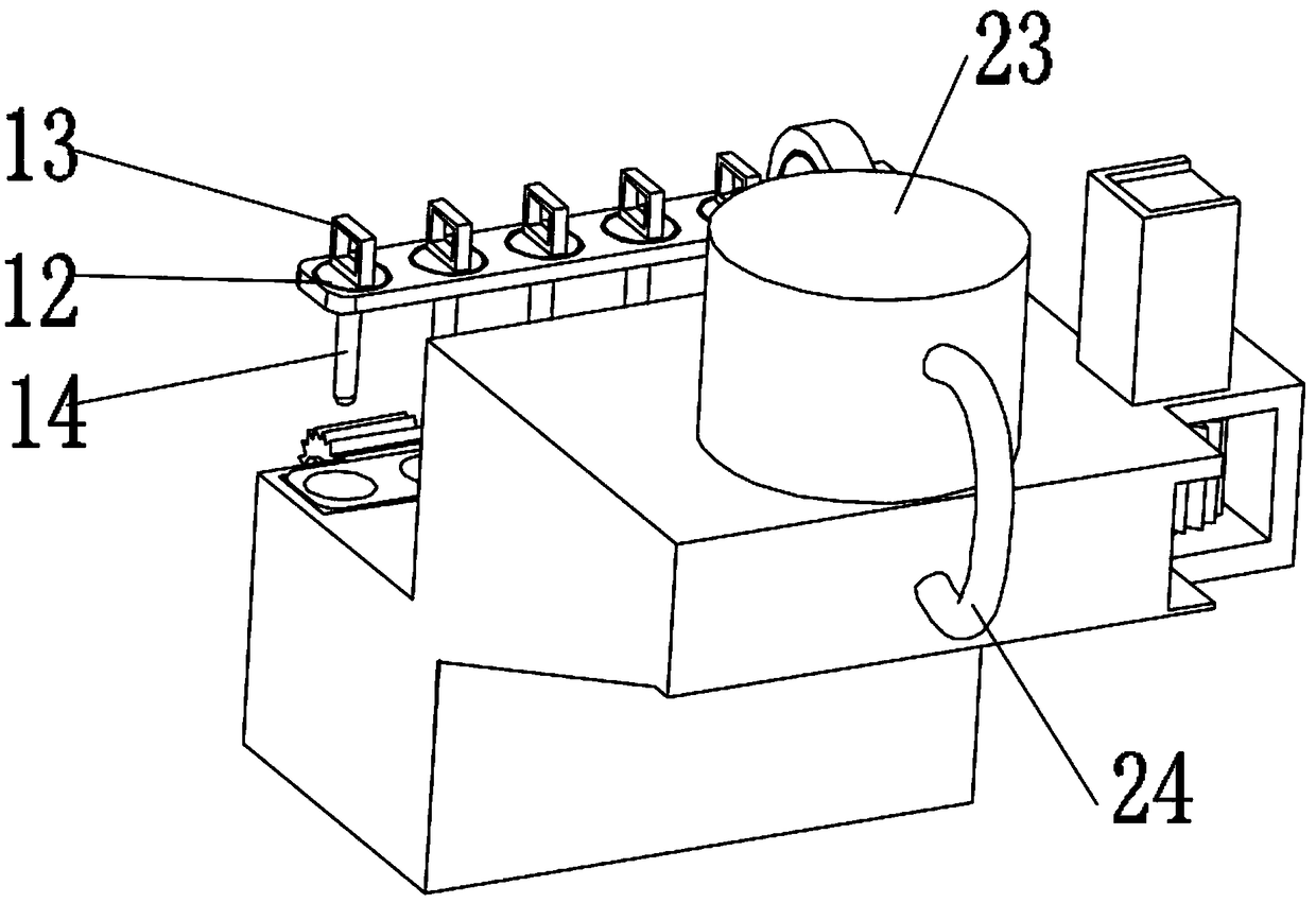 Household small-size ice cream automatic molding and packaging integrating robot