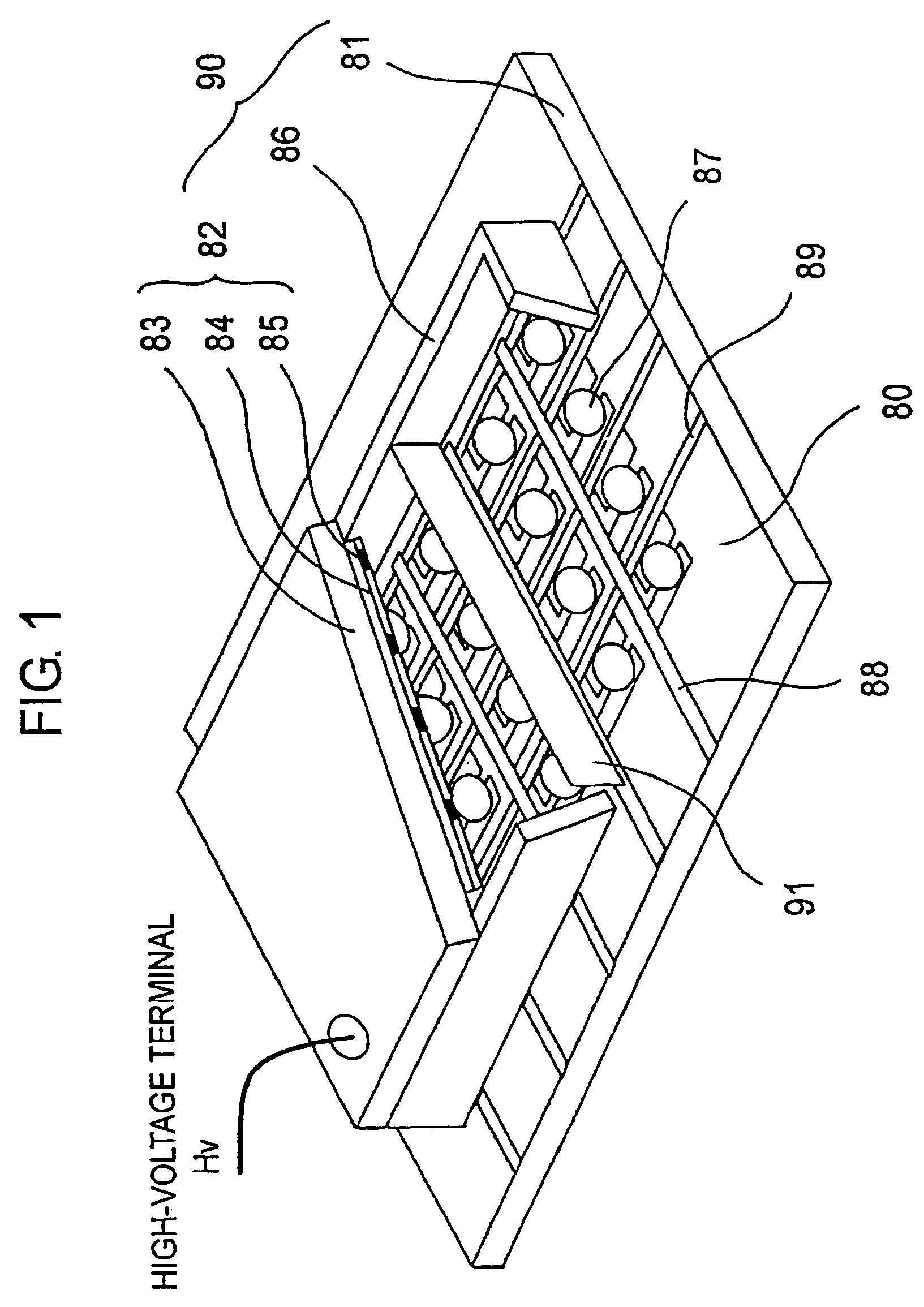 Method for manufacturing an electron source substrate