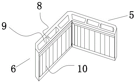 Solar cell frame