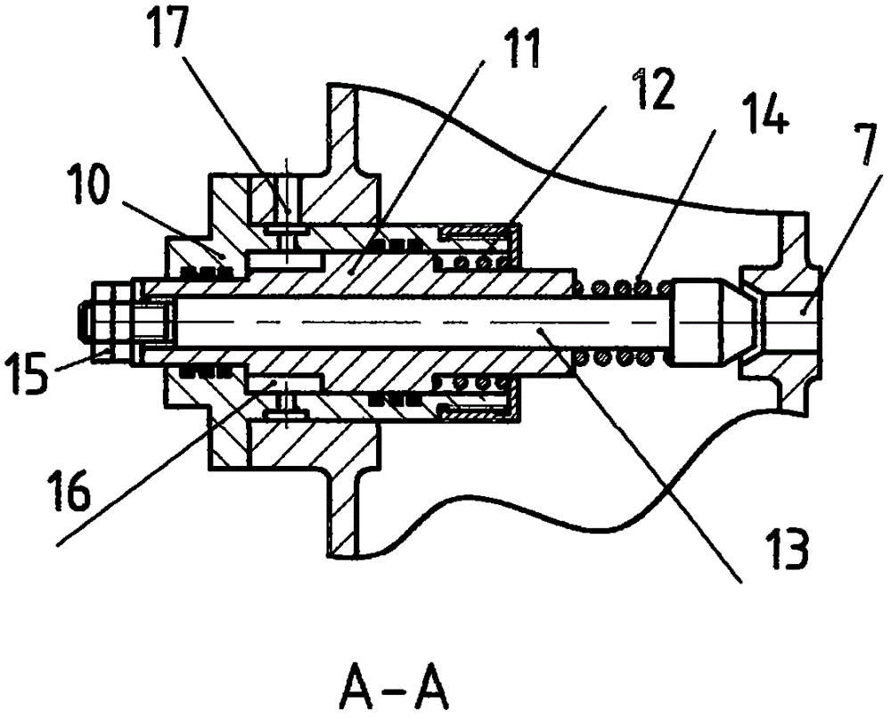 Self-absorption centrifugal pump with water return hole capable of being closed automatically