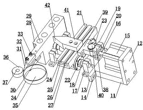 Double-metal belt winding device for embossing roller