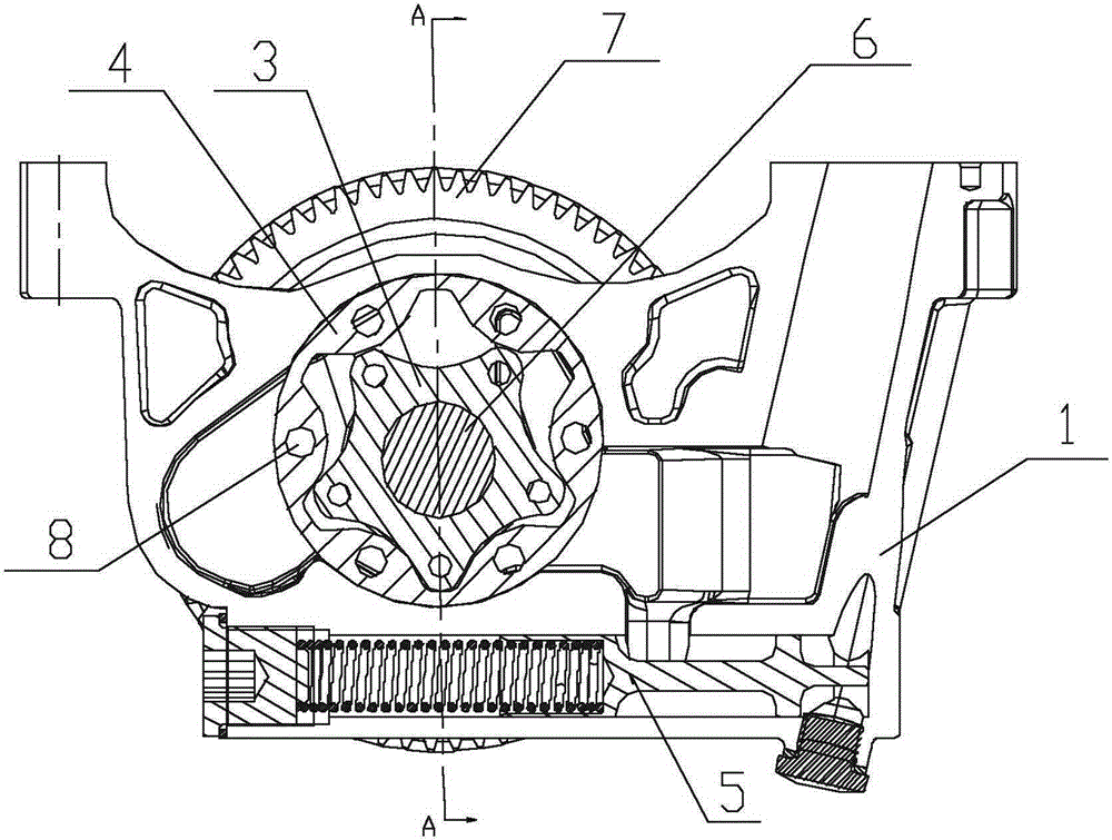 Light large-flow oil pump