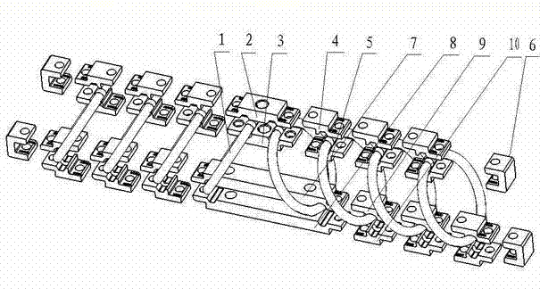 Combined type steel wire rope vibration isolator