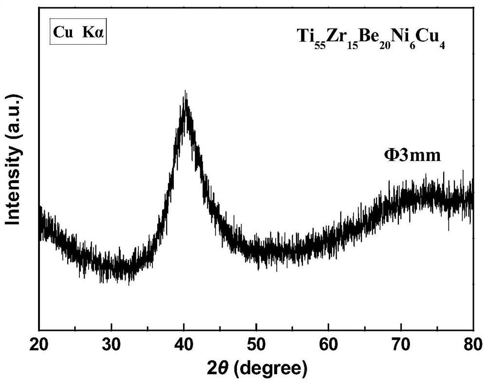 A Ti-based amorphous alloy with super-large amorphous forming ability and preparation method thereof