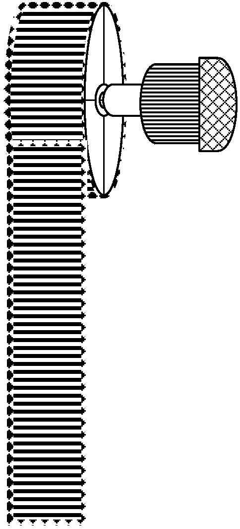 Manufacturing method for composite material scaling ladder