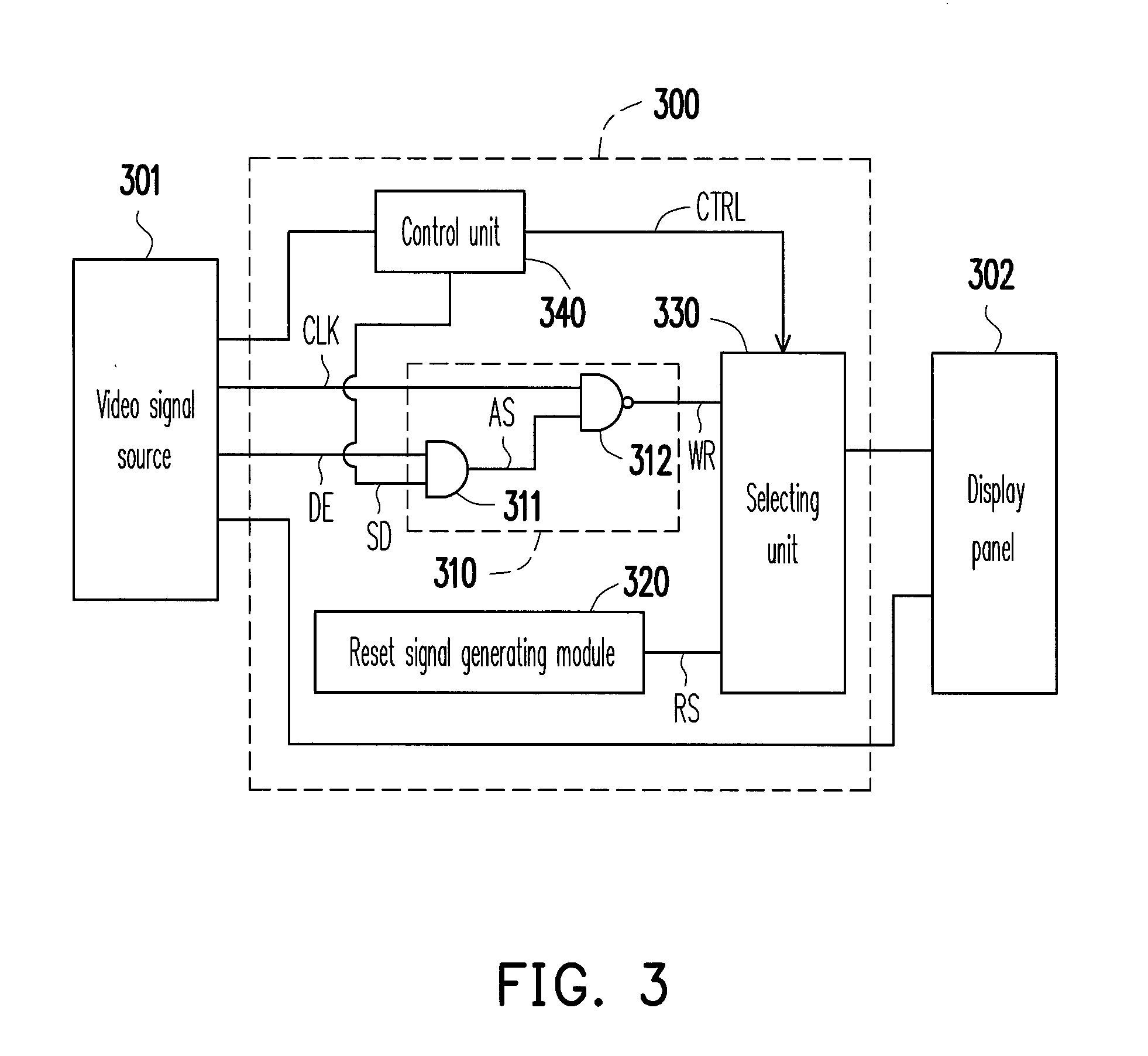 Portable display apparatus of video signal