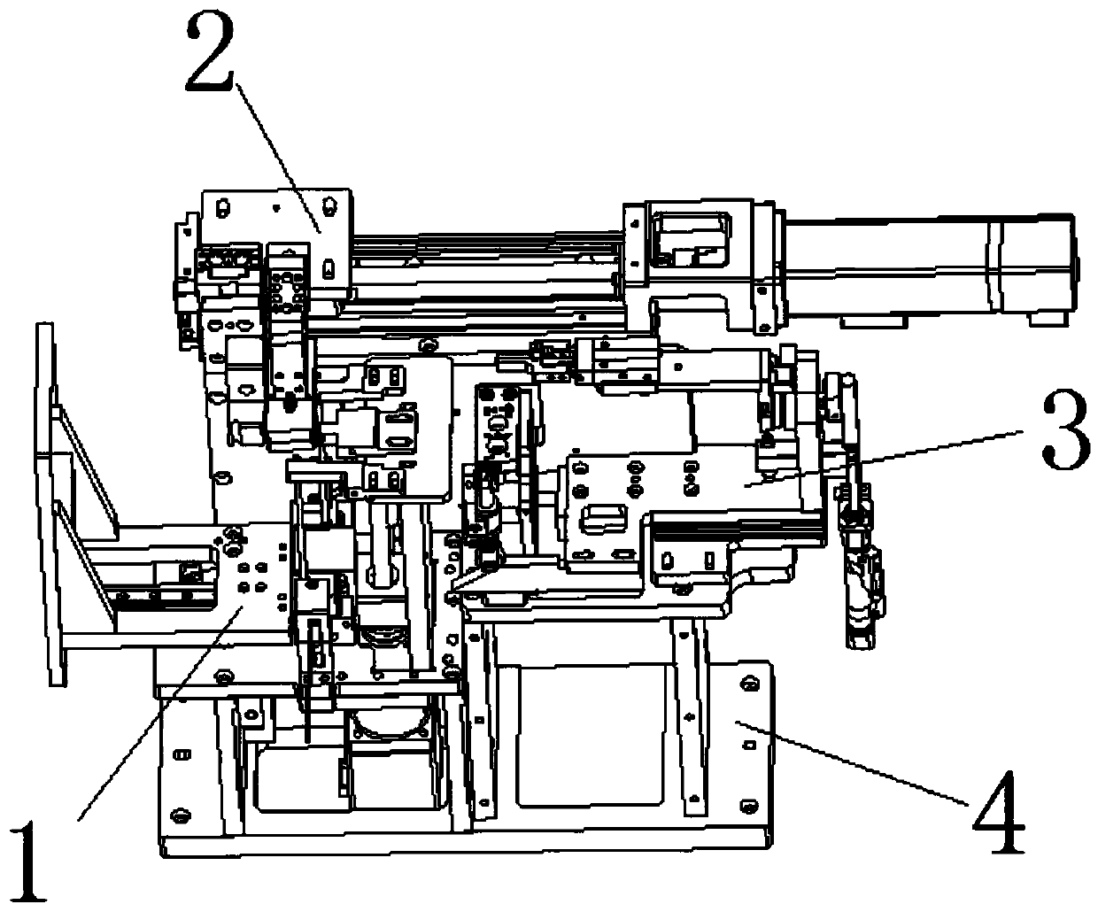 An automatic film tearing device