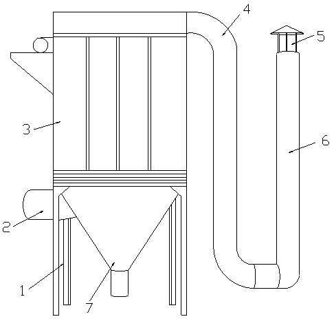 Mine dust removal device