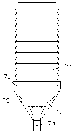 Mine dust removal device