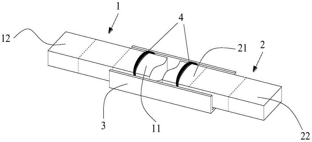 Silica core connecting method