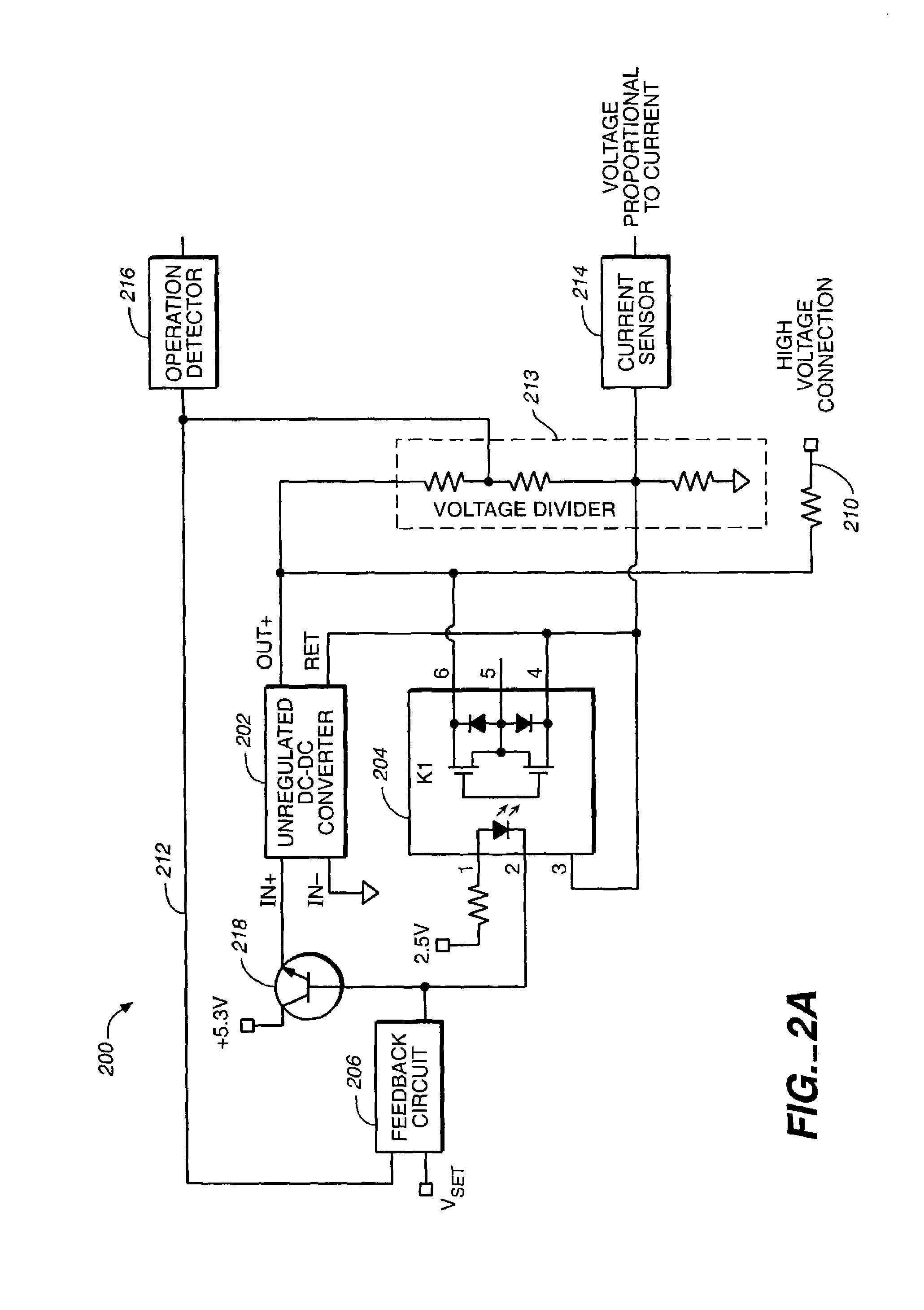 Modular high voltage power supply for chemical analysis