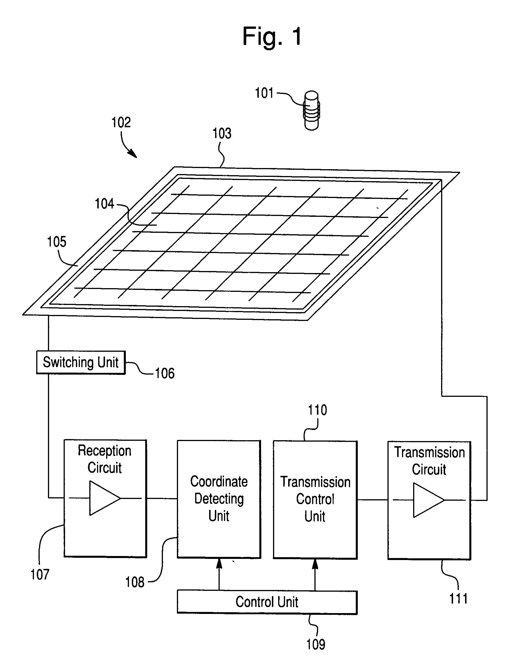 Position detecting system and position detecting apparatus