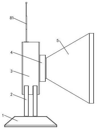 Multi-domain wireless broadcast multicast loudspeaker based on Internet control