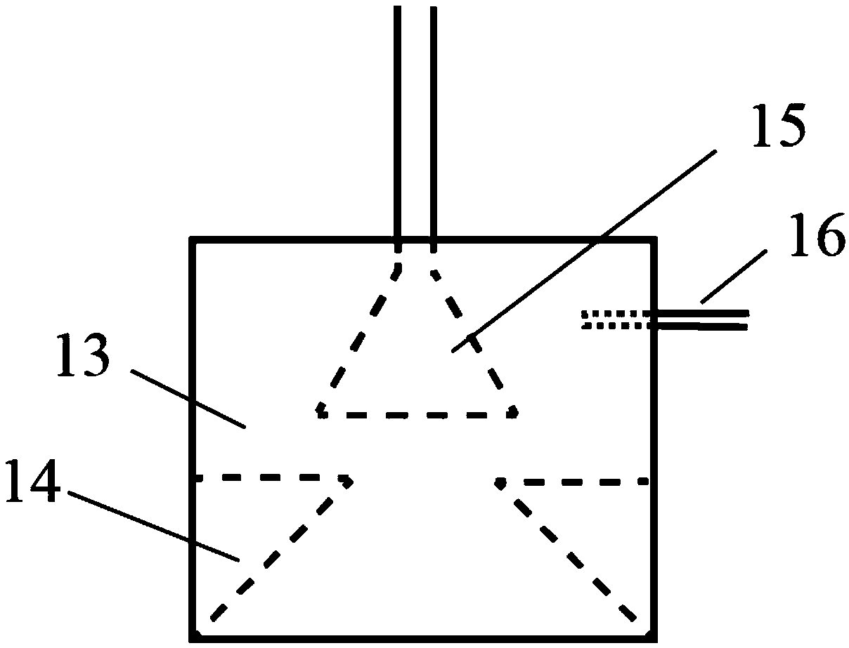 Three-chamber electrodialysis hydrogen production fermentation reactor and hydrogen production method