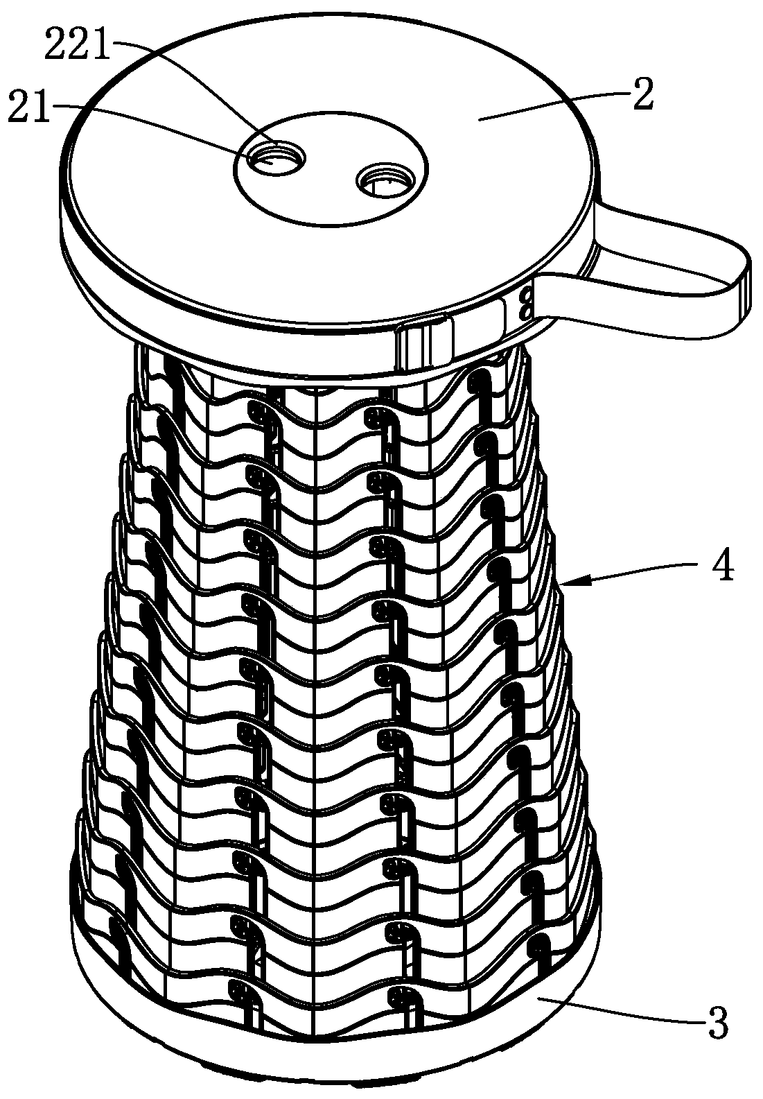 Combined table and stool