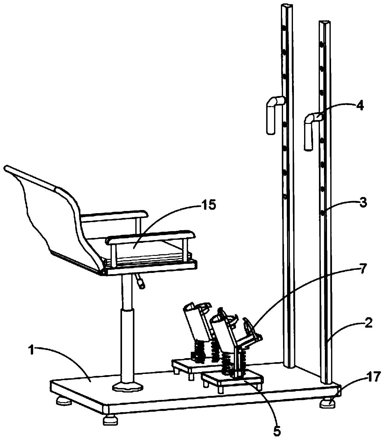 Department ankle joint exercising device