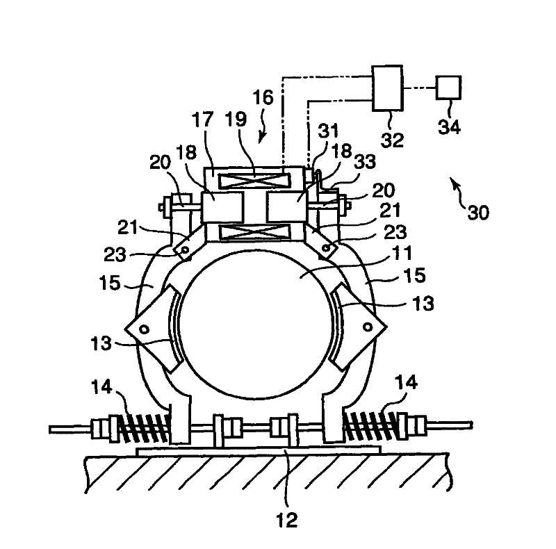 System for maintaining brake device of elevator