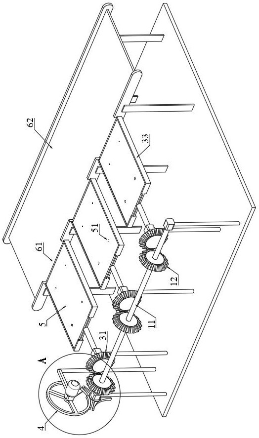 Resin hole plugging device and method for double-sided back drilling printed circuit board