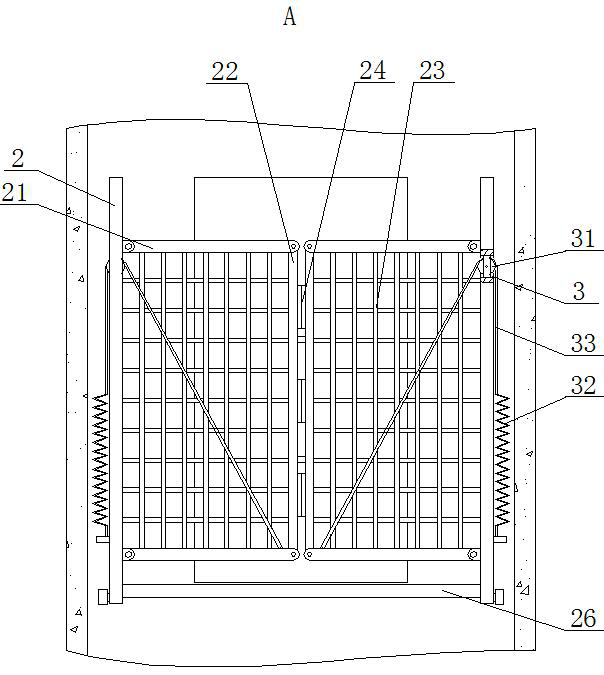 An elevator fall protection device