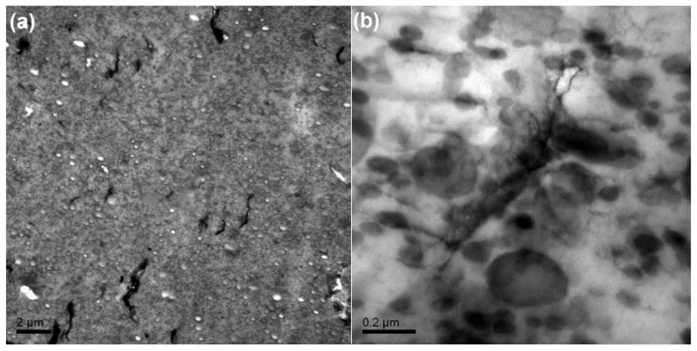 A molybdenum-antimony brominated graphene oxide modified ABS composite flame retardant material and preparation method thereof