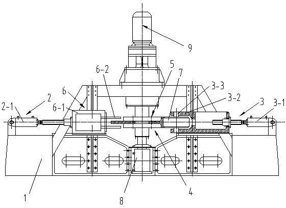 Hot rolling machine for vehicle wheel