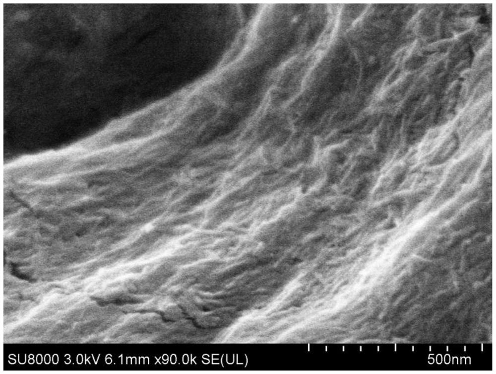 Preparation method of mesoporous cellulose fiber material