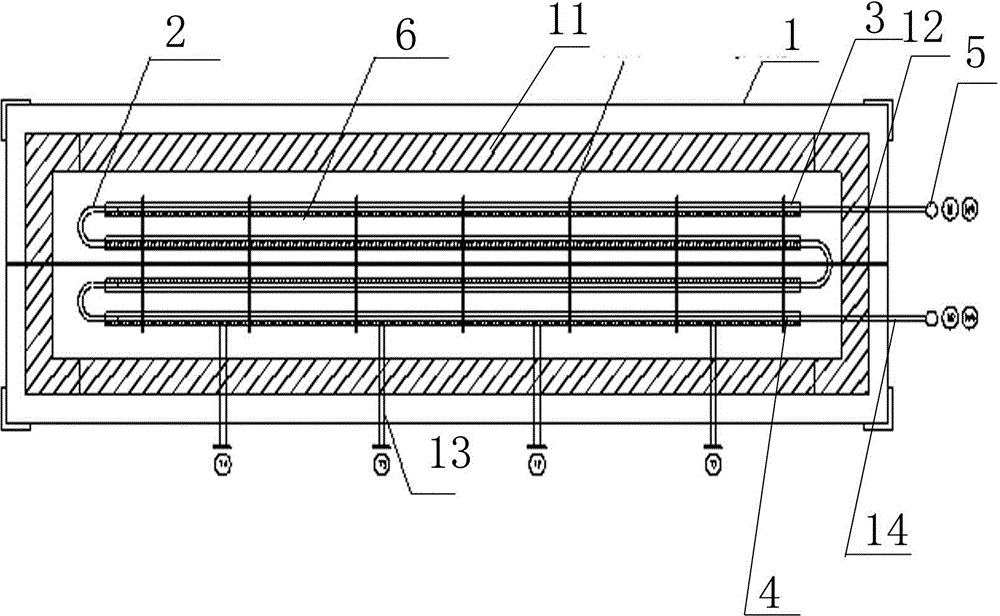 Multitube large power cracking reactor