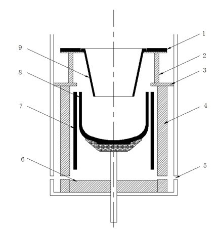 Thermal system for preparing heavily-doped silicon single crystal